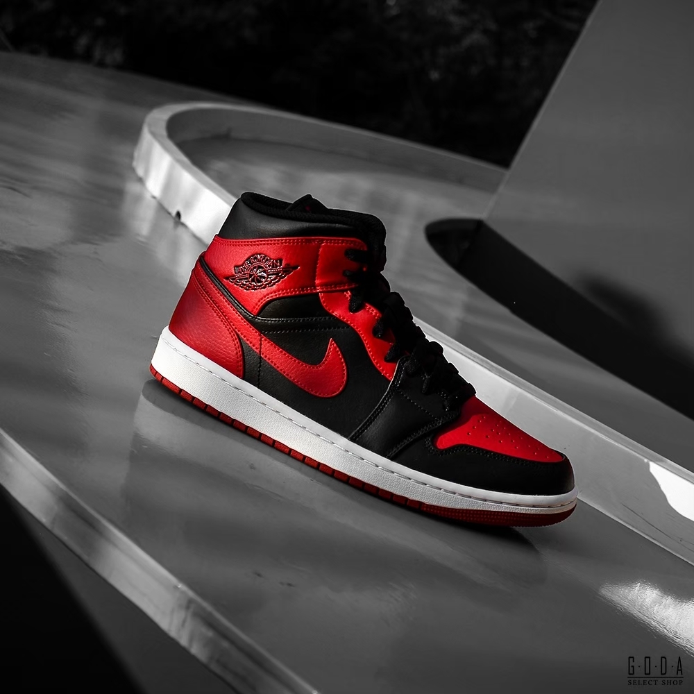 熱賣款) AIR JORDAN 1 MID BRED 黑紅554724-074 – GODA 夠搭選貨商店