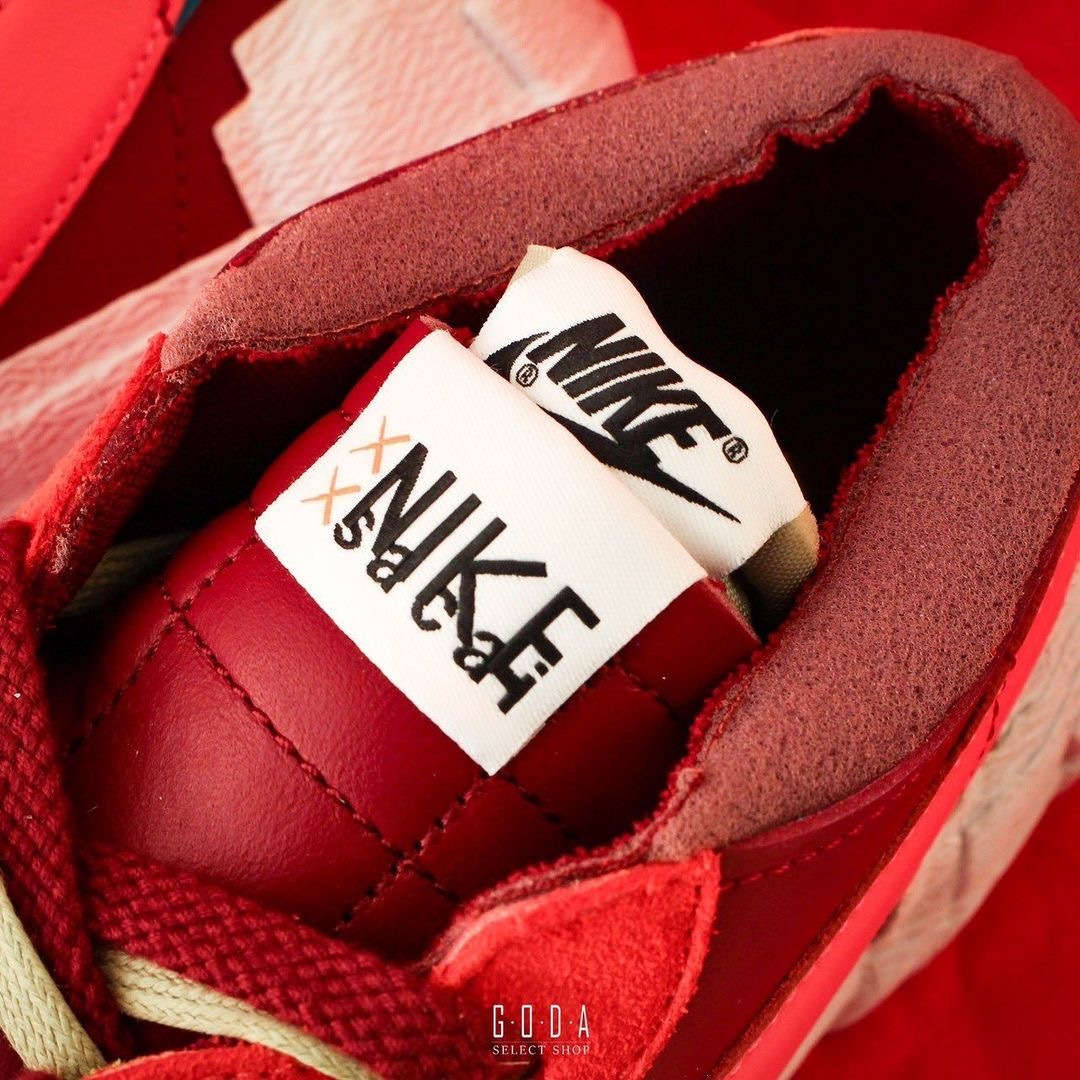 限量聯名款) NIKE X KAWS X SACAI BLAZER LOW 酒紅DM7901-600 – GODA