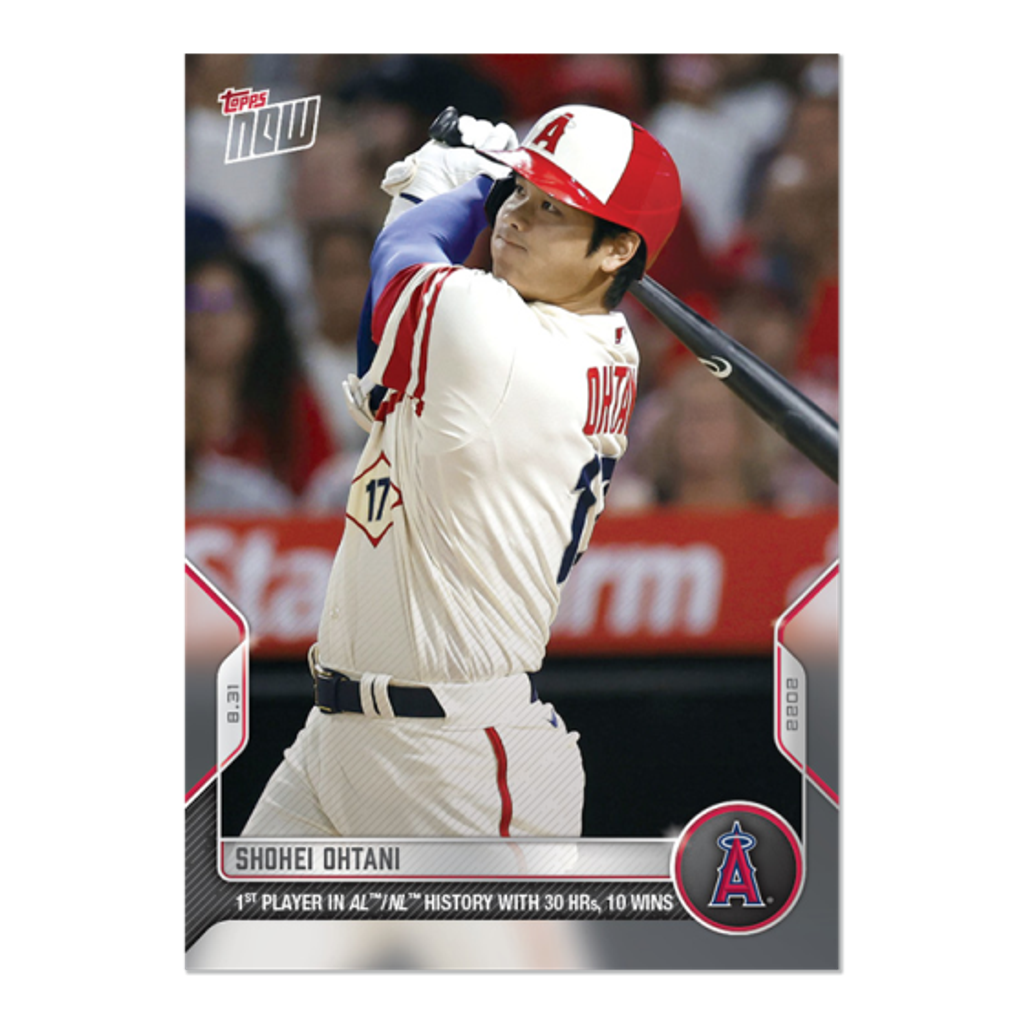 球員卡) 大谷翔平SHOHEI OHTANI 2022 TOPPS NOW 大聯盟史上第一人單季