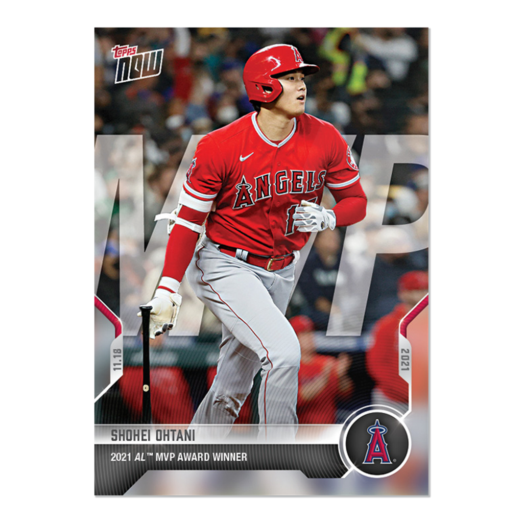 球員卡) 大谷翔平SHOEHEI OHTANI 2021 TOPPS NOW 首次奪得美聯MVP得獎