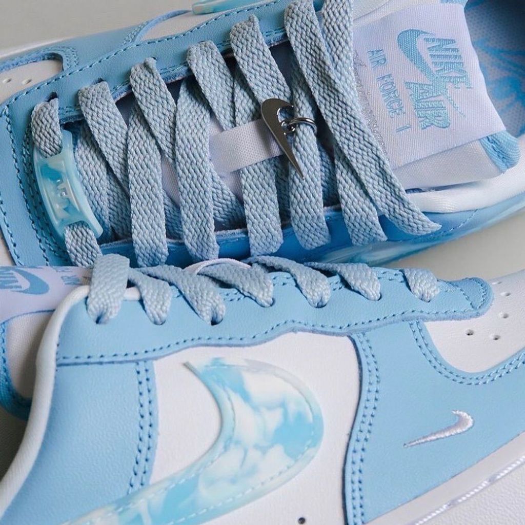 限時接單) NIKE WMNS AIR FORCE 1 07 LX CELESTINE BLUE 白藍白雲冰川