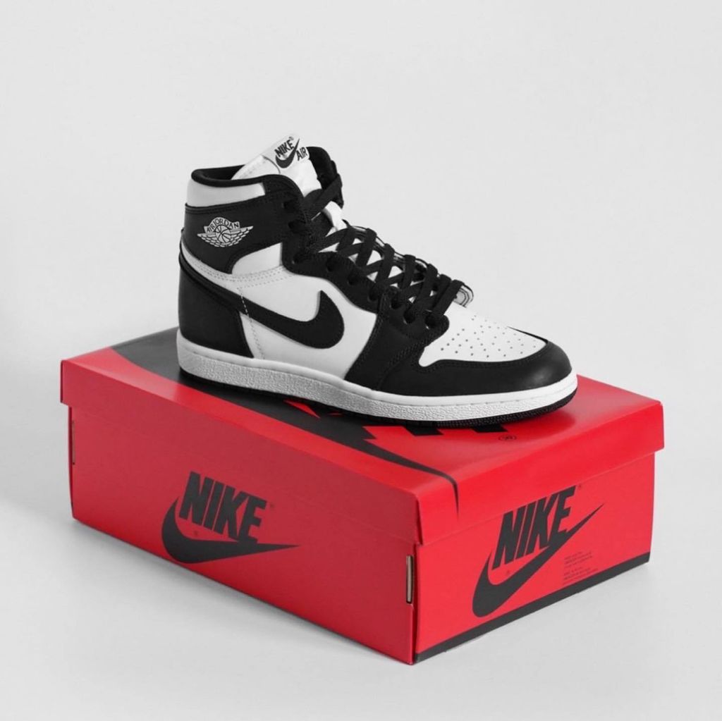 現貨) AIR JORDAN 1 HIGH 85 BLACK WHITE 黑白熊貓高筒BQ4422-001