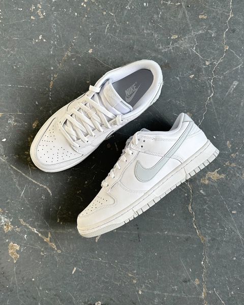 (現貨) NIKE DUNK LOW WHITE PURE PLATINUM 白灰男女尺寸