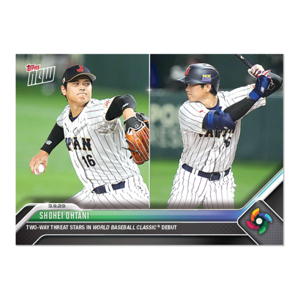 オリジナルデザイン手作り商品 topps wbc global stars 新品 未開封