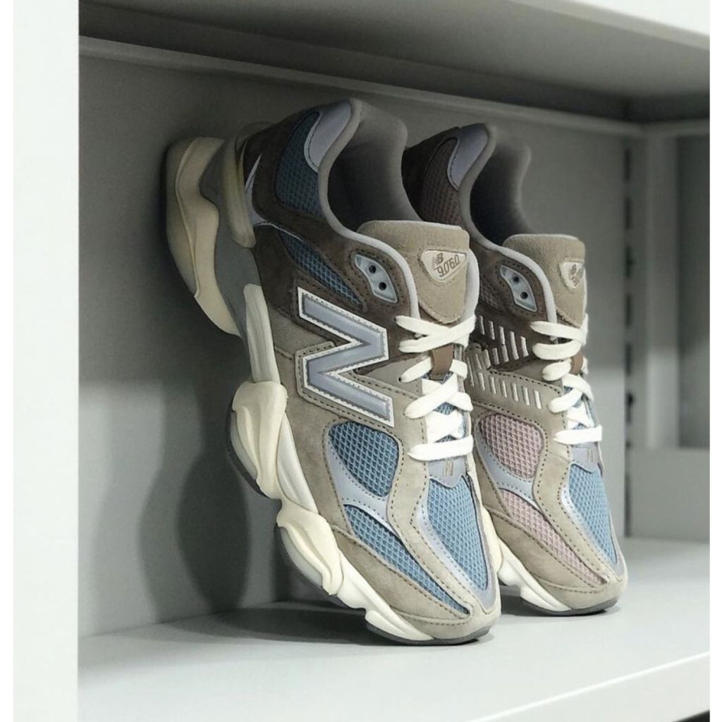 IU著用款) NEW BALANCE 9060 SEA SALT 海鹽灰棕增高波浪復古Y2K 老爹鞋