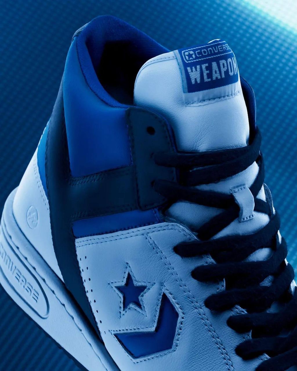 限量聯名) FRAGMENT DESIGN X CONVERSE WEAPON SPORT ROYAL 白黑藍閃電