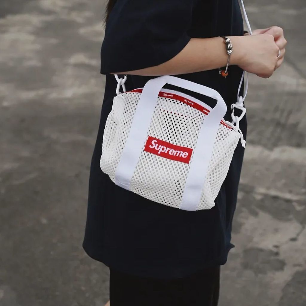 Supreme Mesh Duffle Bag Black SS23