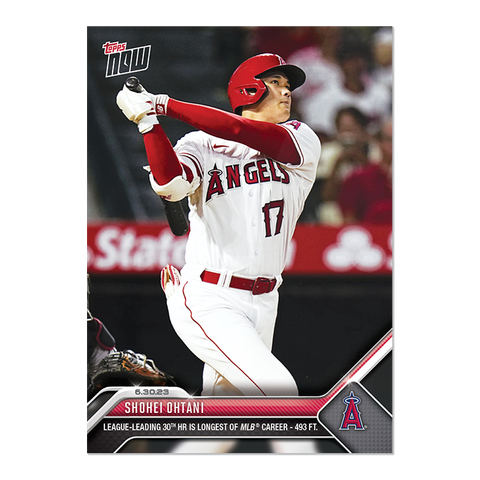 現貨) 大谷翔平SHOHEI OHTANI 2023 TOPPS NOW 本季23轟特大全壘打生涯