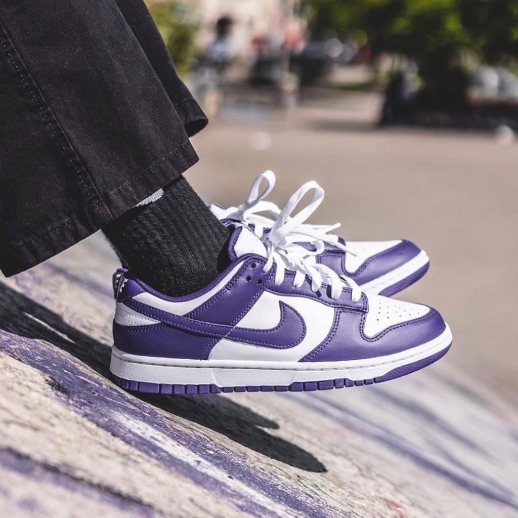 限時接單) NIKE DUNK LOW RETRO COURT PURPLE 白紫低筒男鞋男女尺寸
