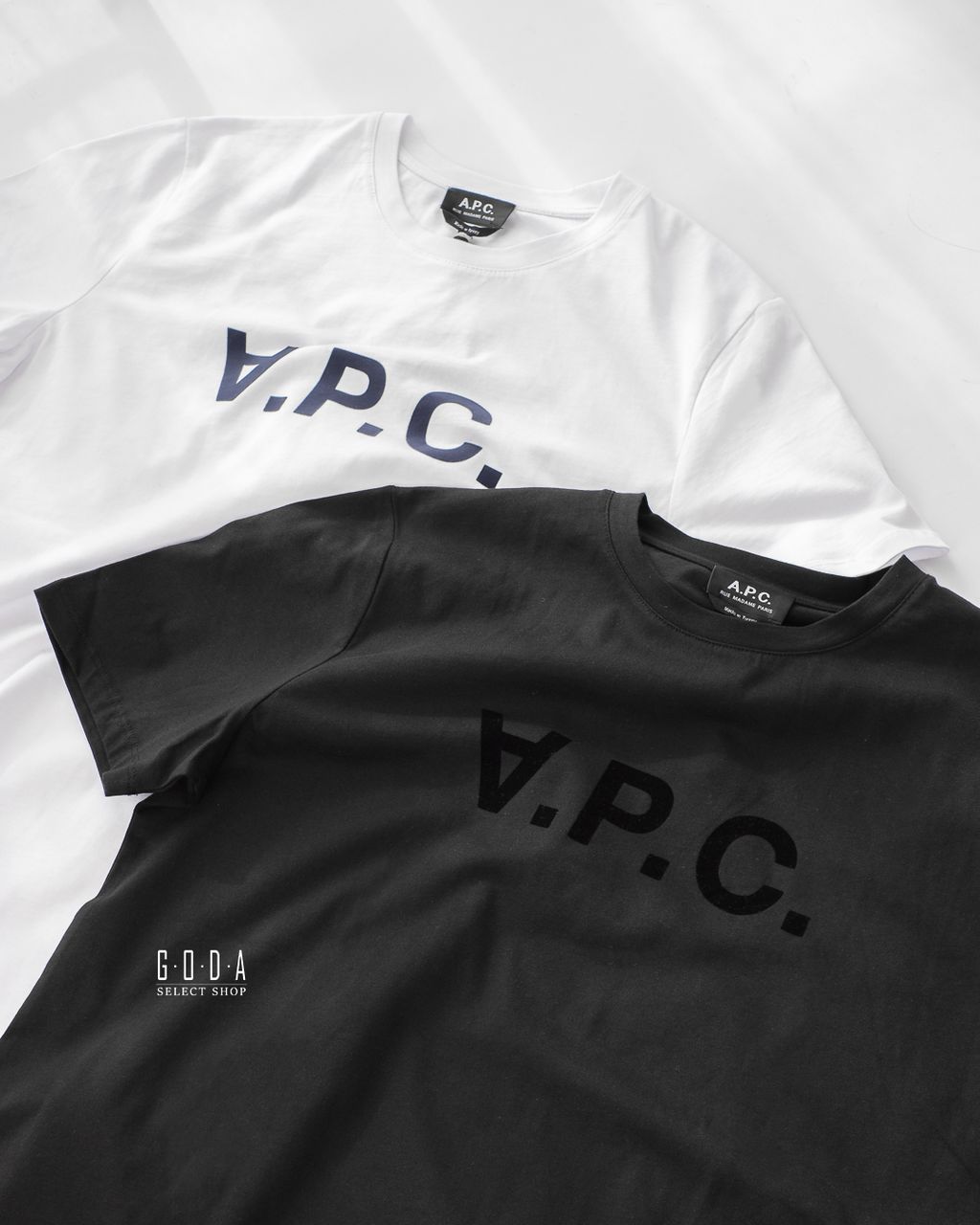 現貨) A.P.C. VPC BLANC F T-SHIRT 黑色倒A LOGO短T – GODA 夠搭選貨