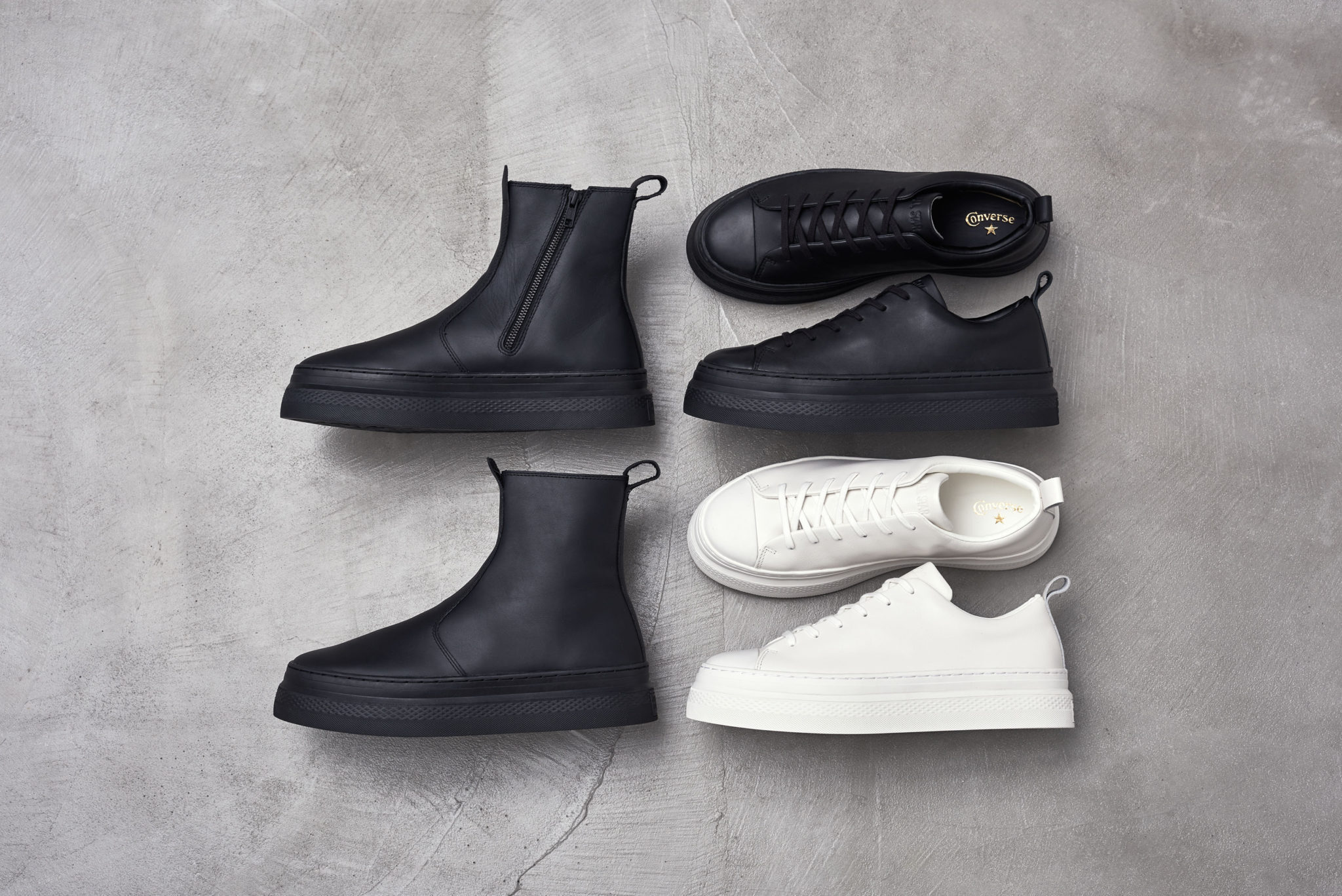 日本連線🇯🇵) Converse All Star Coupe Bateau Sidegore 高筒白色