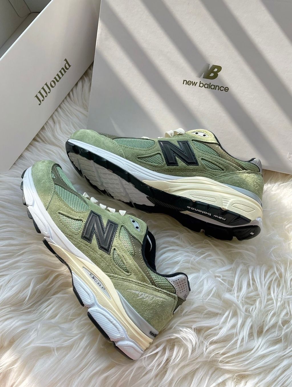 限量聯名) JJJJOUND X NEW BALANCE 990V3 淡橄欖綠D楦男女尺寸M990JD3