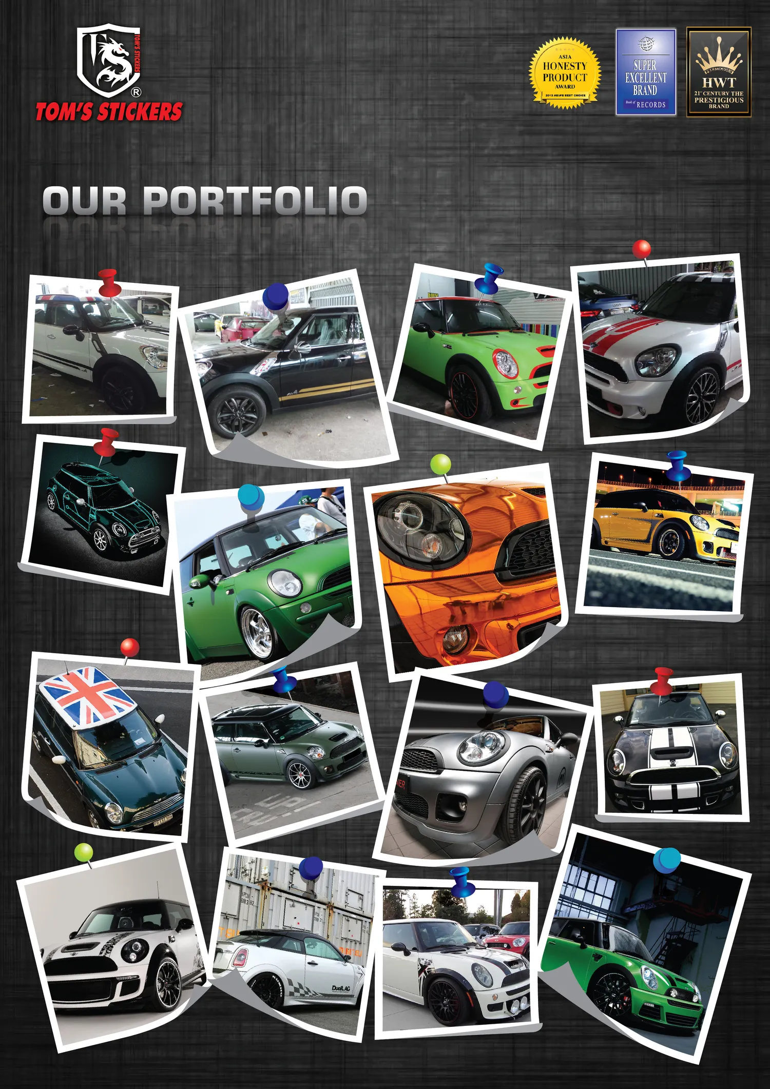 TOM'S STICKERS - 