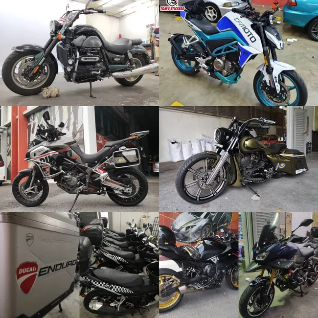 TOM'S STICKERS |  - CUSTOM MOTORCYCLE GRAPHIC