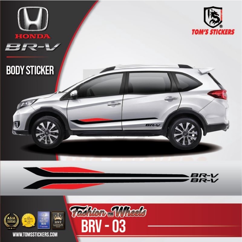 👍👍 HONDA BRV CAR BODY STICKERS SET BRV-03 u2013 TOMu0027S STICKERS