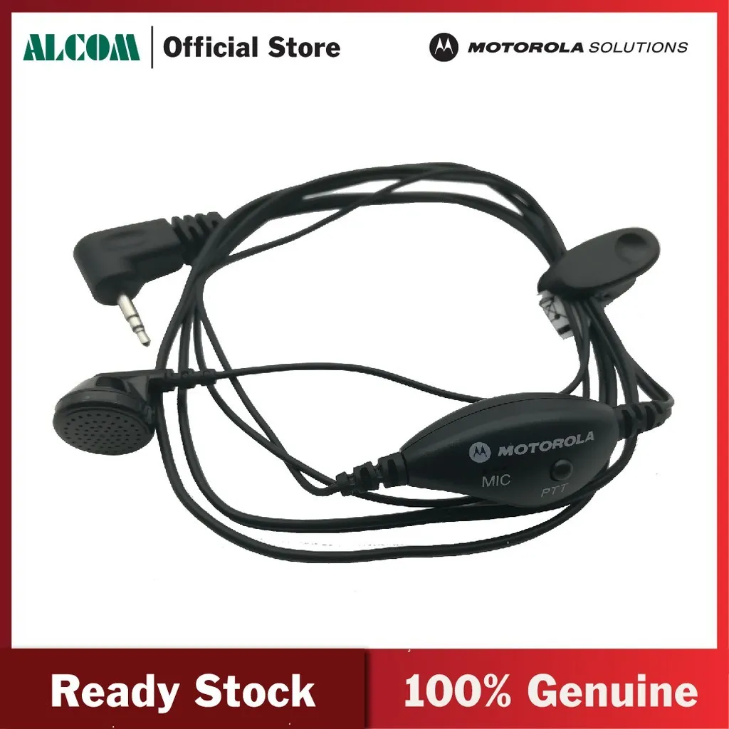 Genuine Motorola Wired Walkie Talkie Frs Earpiece Earphone 8870 T6 T8 T80ex T80 T62 T82 T42 Hyterra Alcom Networks Sdn Bhd