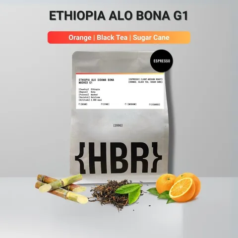HisBrew Roastery Ethiopia Alo Bona G1 – specialty coffee beans Malaysia
