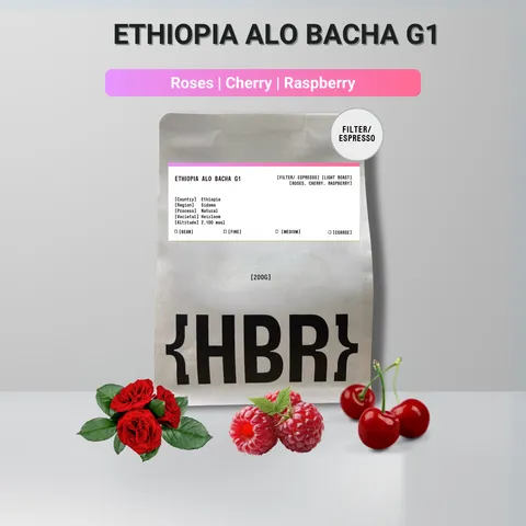 HisBrew Roastery Ethiopia Alo Bacha G1 – specialty coffee beans Malaysia