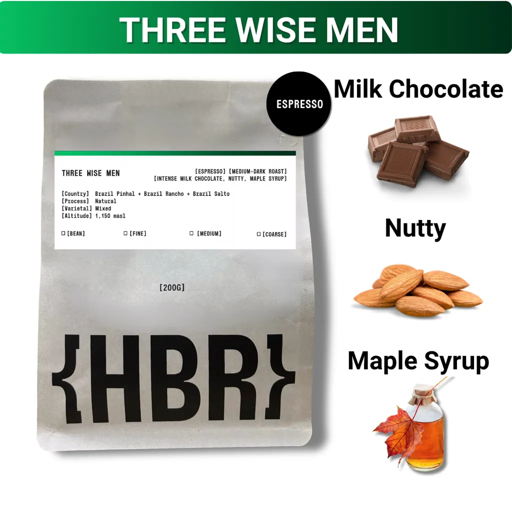 HisBrew Roastery Three Wise Men – specialty coffee beans Malaysia