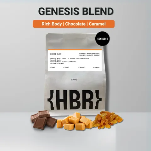HisBrew Roastery Genesis Espresso Blend – specialty coffee beans Malaysia