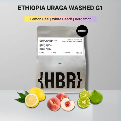 HisBrew Roastery Ethiopia Guji Uraga Layo Teraga Washed G1 – specialty coffee beans Malaysia