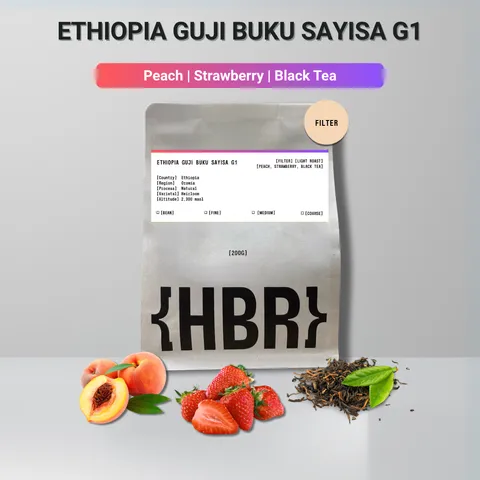 HisBrew Roastery Ethiopia Guji Buku Sayisa G1 – specialty coffee beans Malaysia