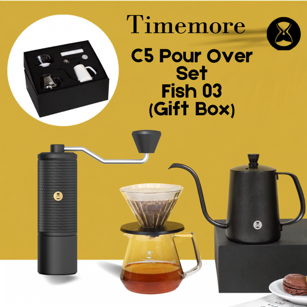C5 Pour Over Set Fish 03 (Gift Box)