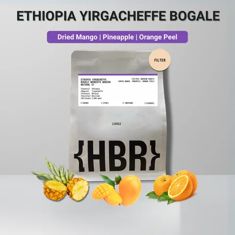 HisBrew Roastery Ethiopia Yirgacheffe Bogale Mengistu Wadera Natural G1 – specialty coffee beans Malaysia