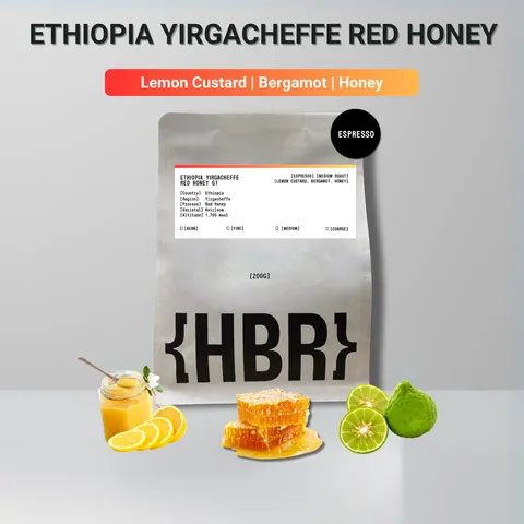 HisBrew Roastery Ethiopia Yirgacheffe Red Honey G1 – specialty coffee beans Malaysia