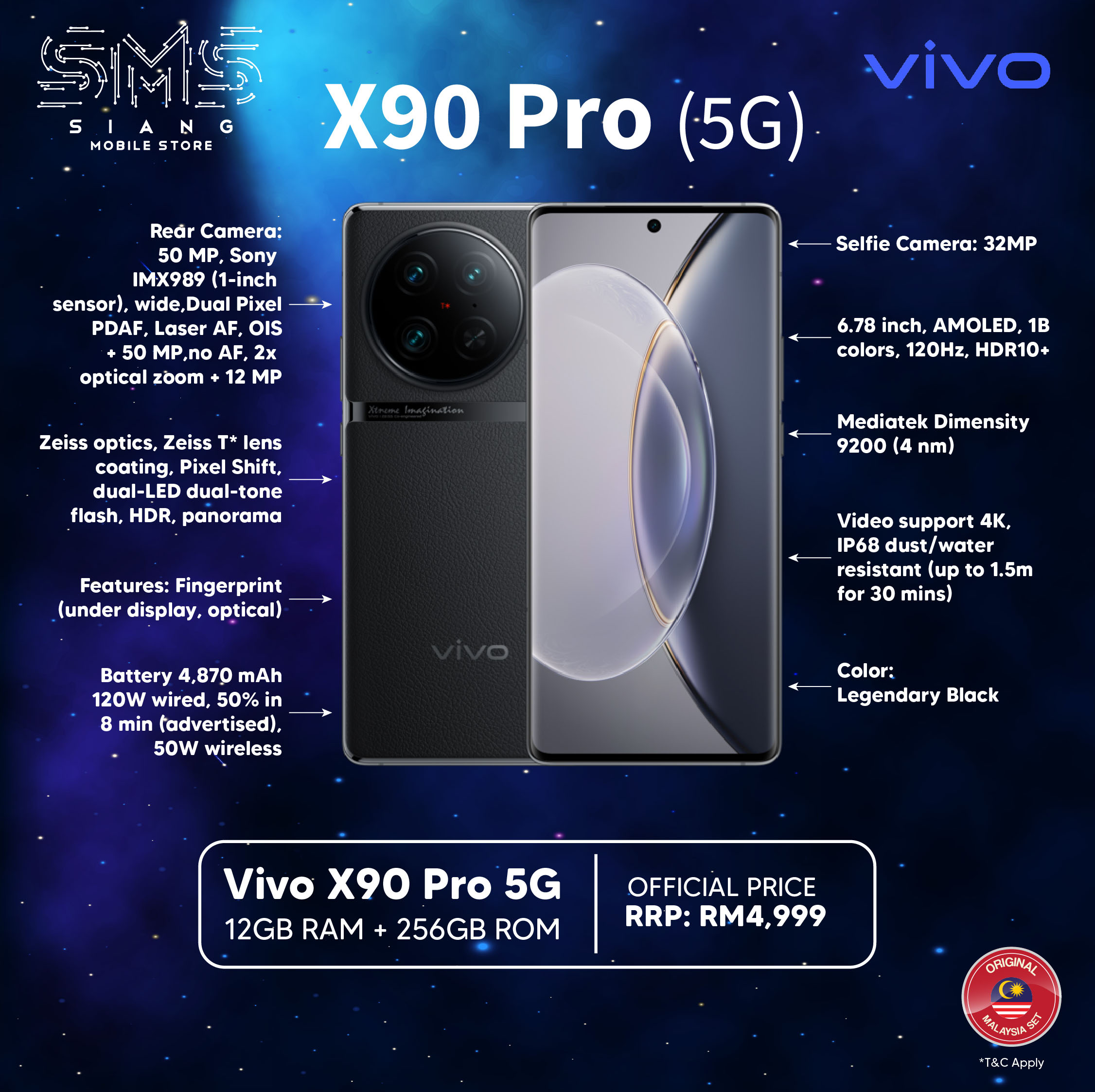 Vivo X90 Pro 5G -SPECS