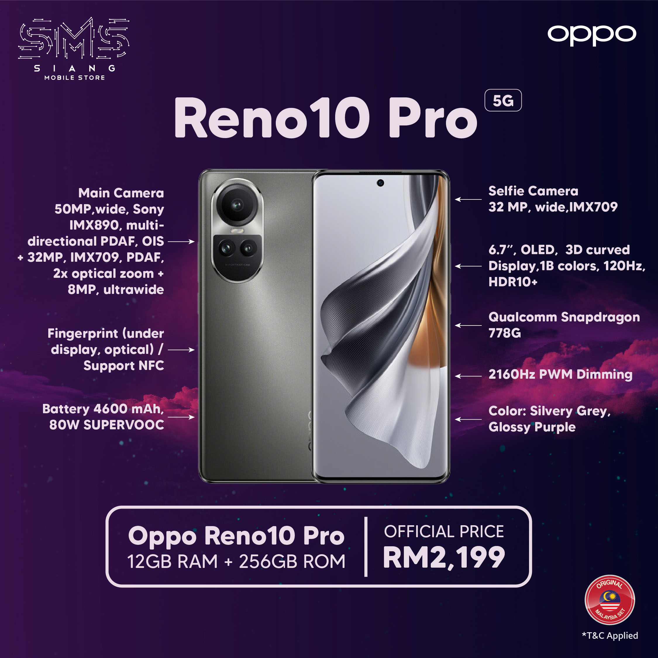 Oppo Reno10 Pro -SPECS