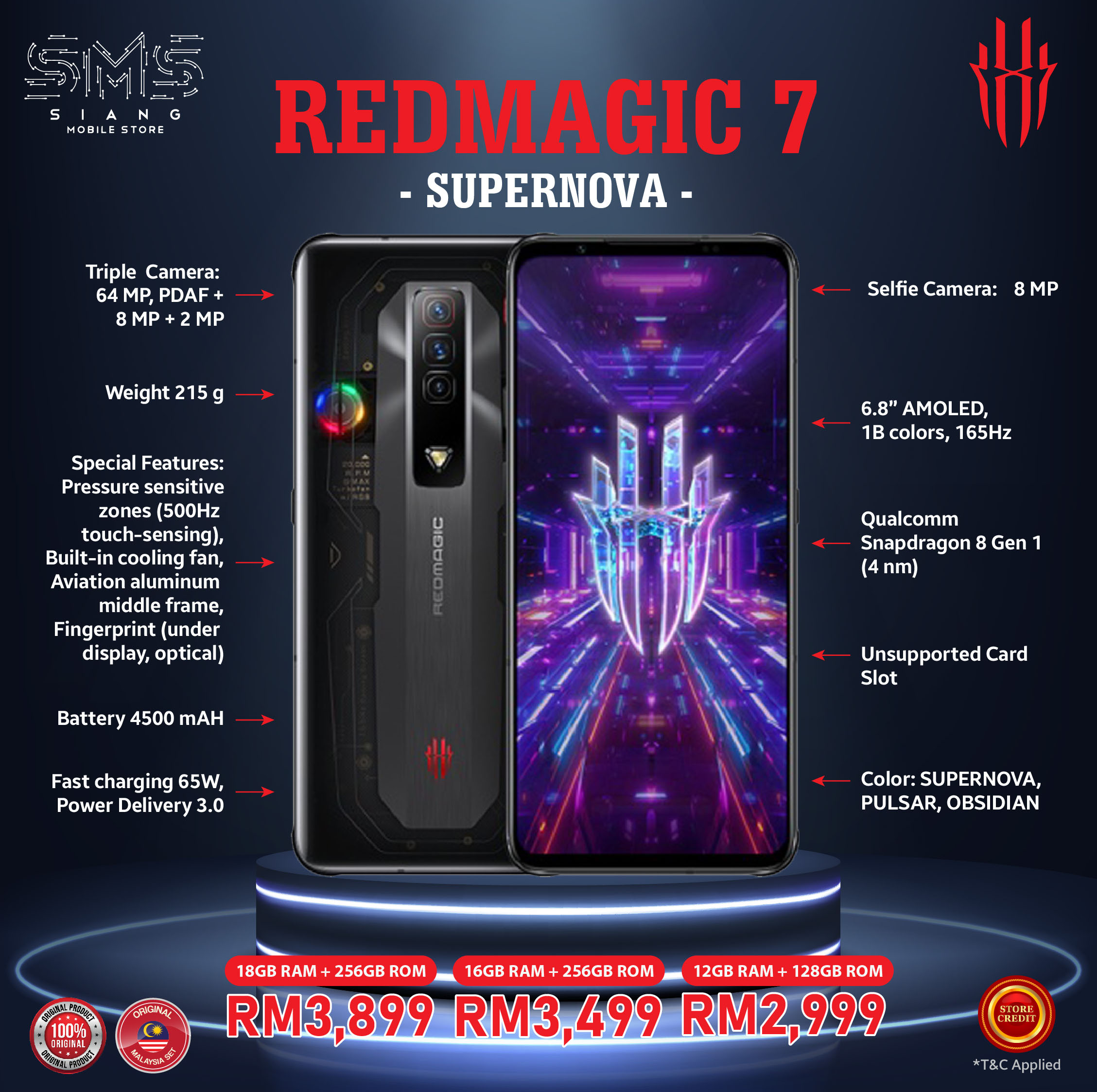 RED MAGIC 7 -SPECS