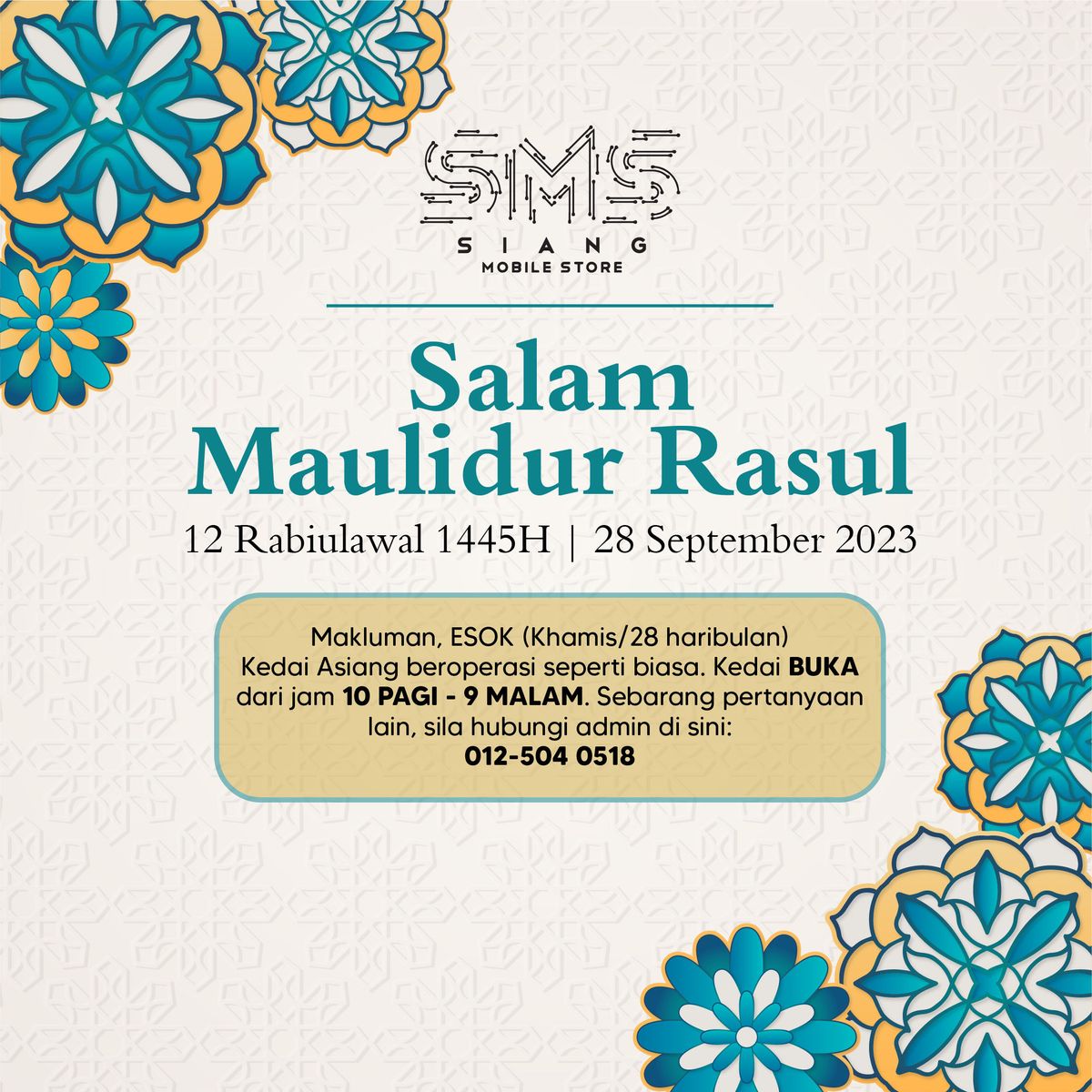 SALAM MAULIDUR RASUL 1445H/2023