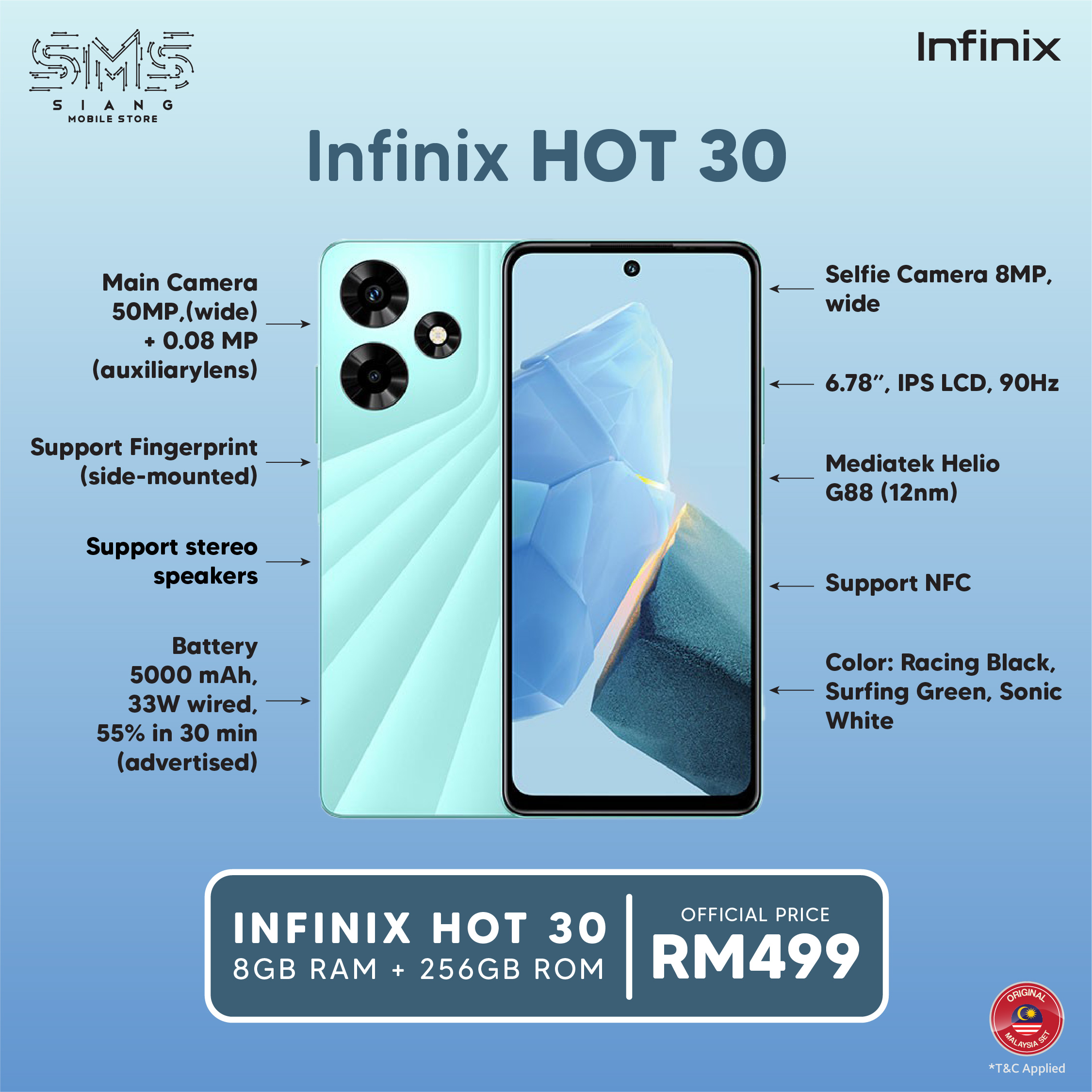 Infinix HOT 30 -SPECS