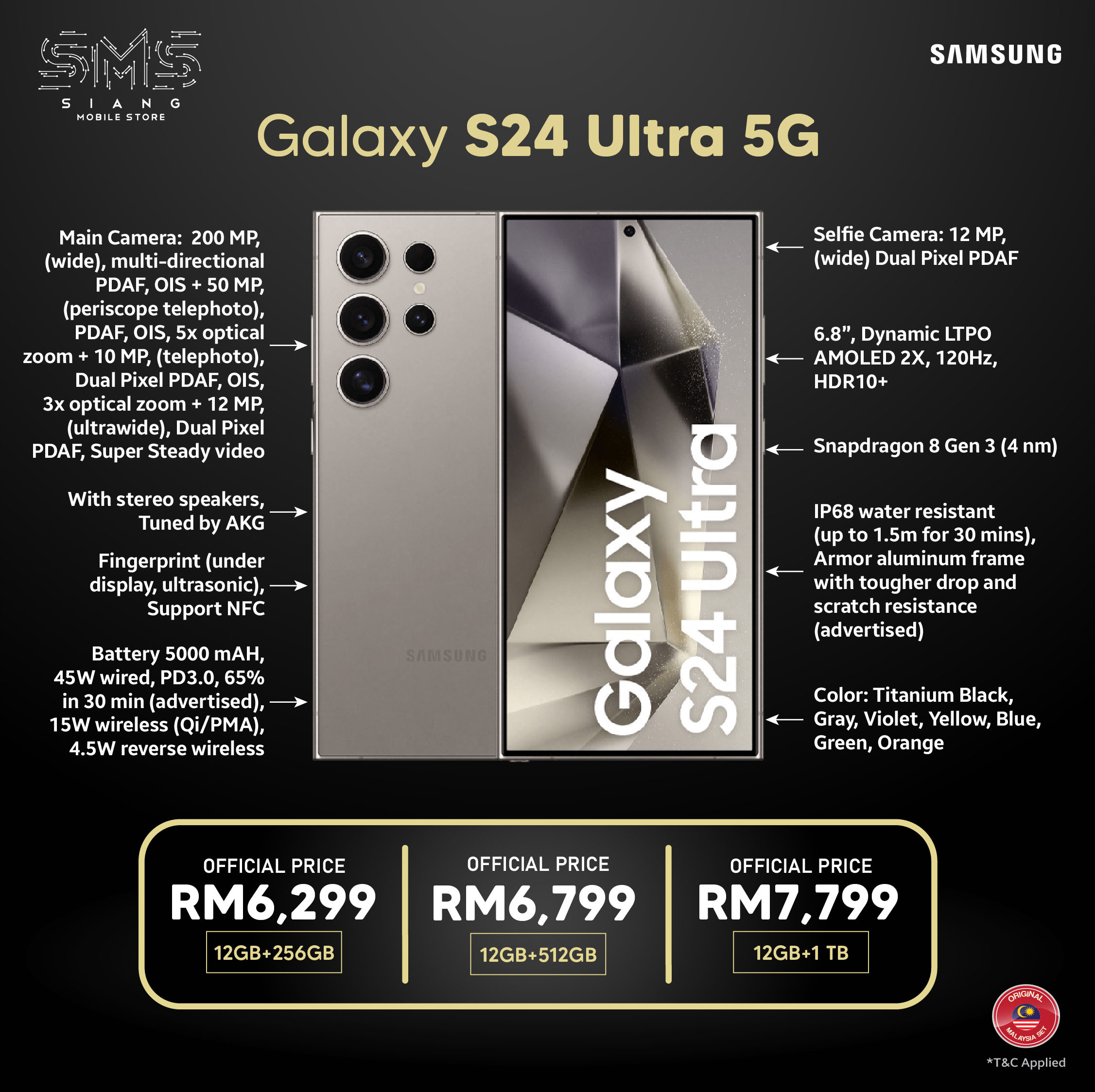 Galaxy S24 Ultra-SPECS