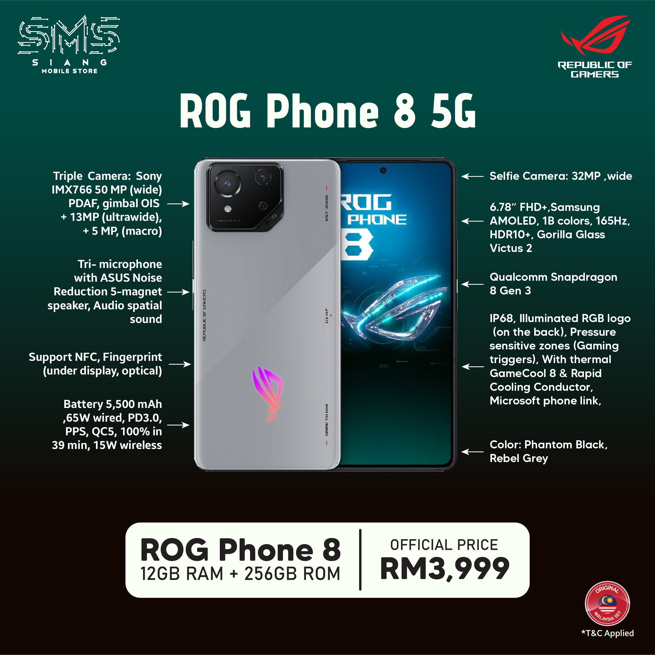 ROG Phone 8 - SPECS