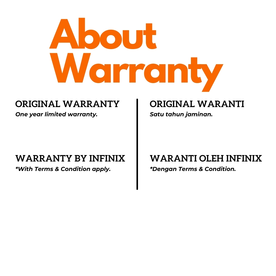 Infinix Note 40 Pro about warranty