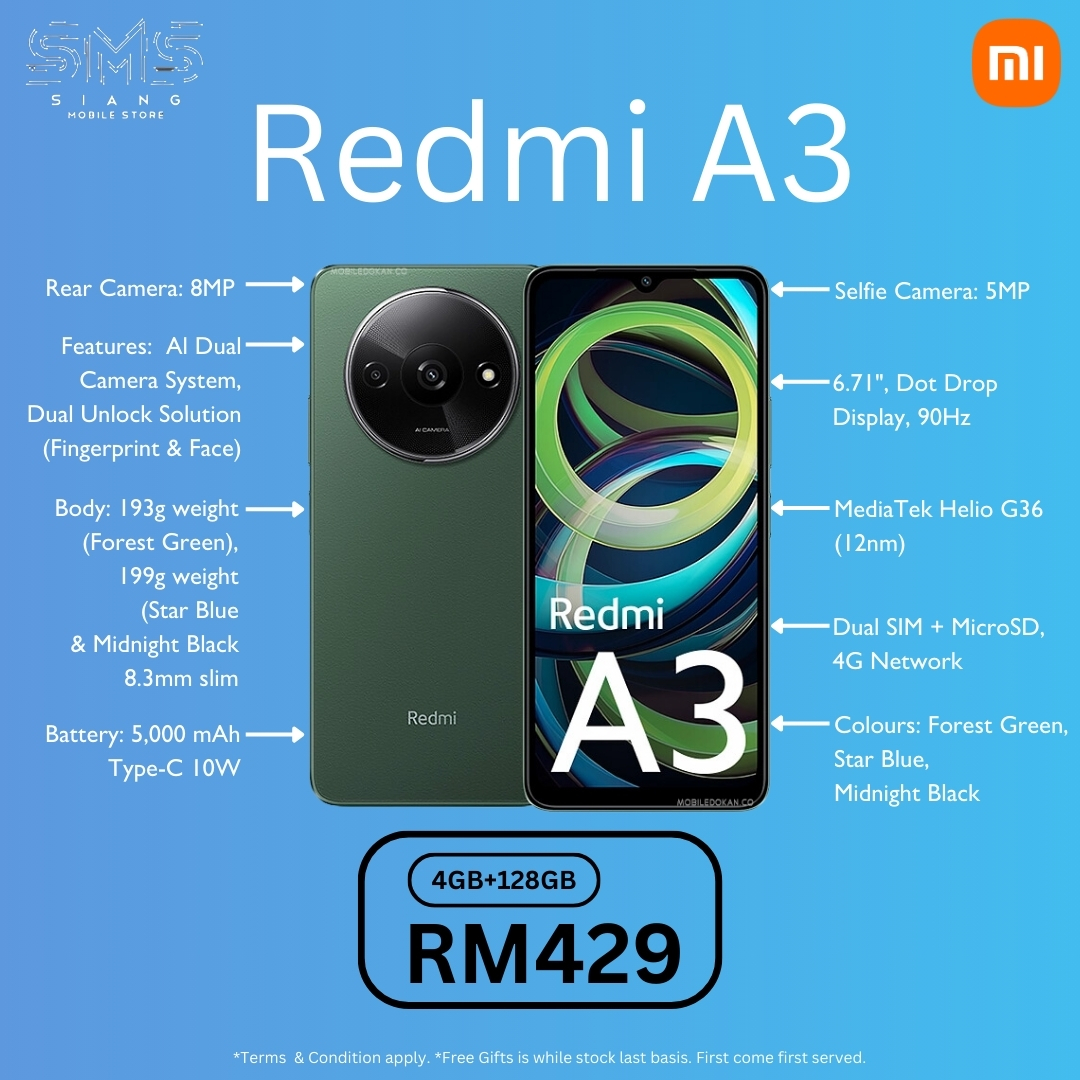 Xiaomi Redmi A3 spec