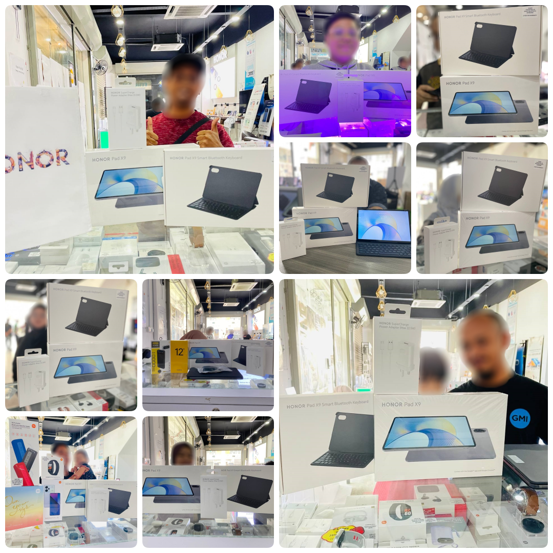Honor Pad X9 purchases collage