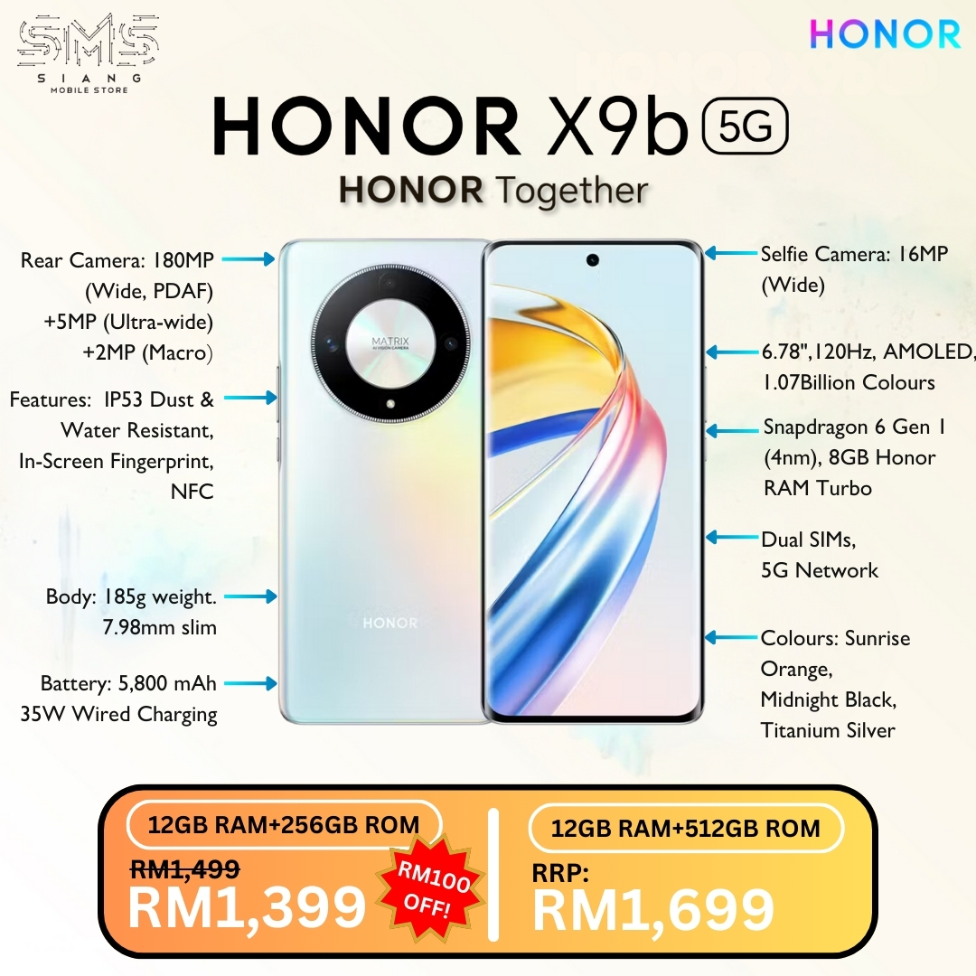Honor X9b 5G spec