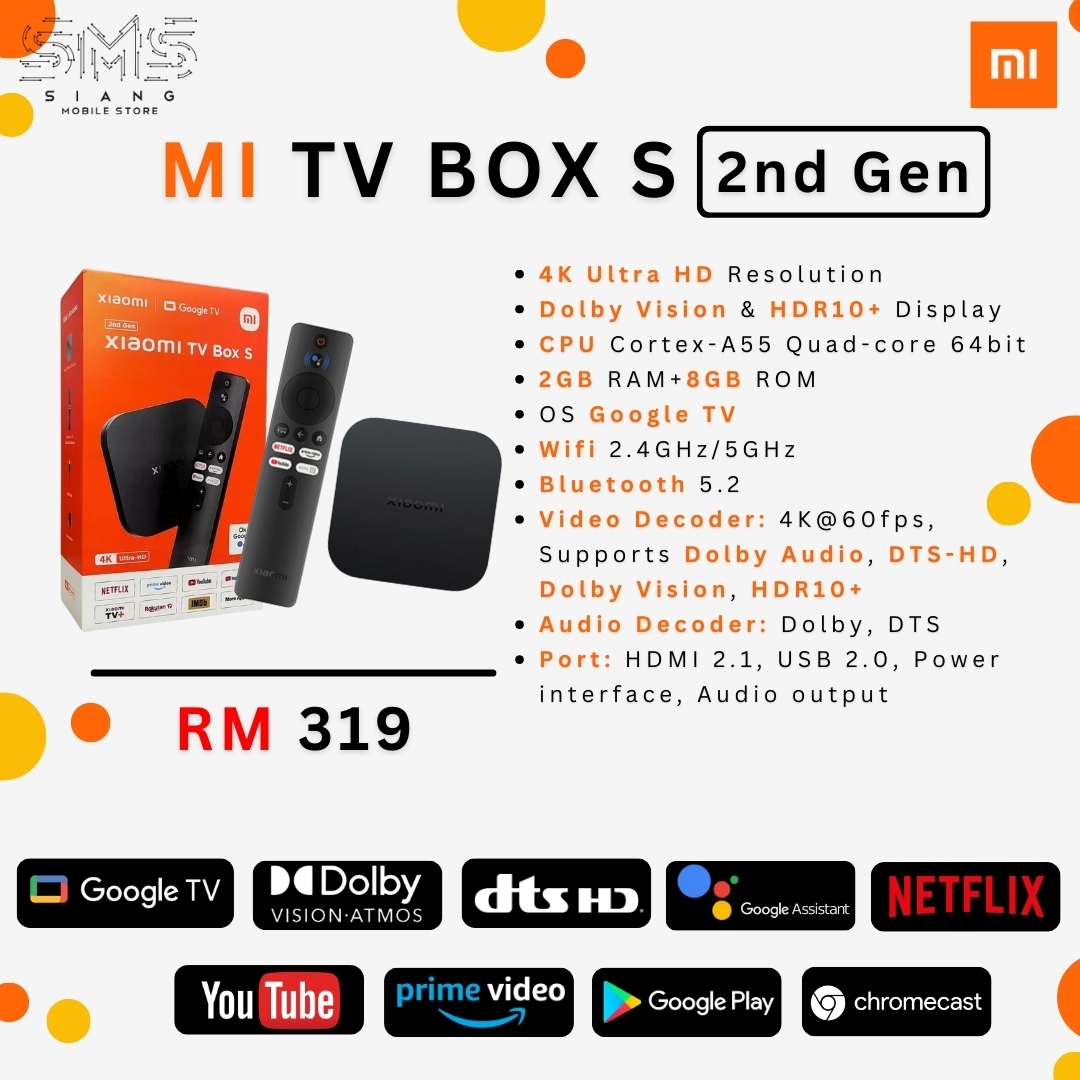 Xiaomi Mi TV Box S 2nd Gen poster