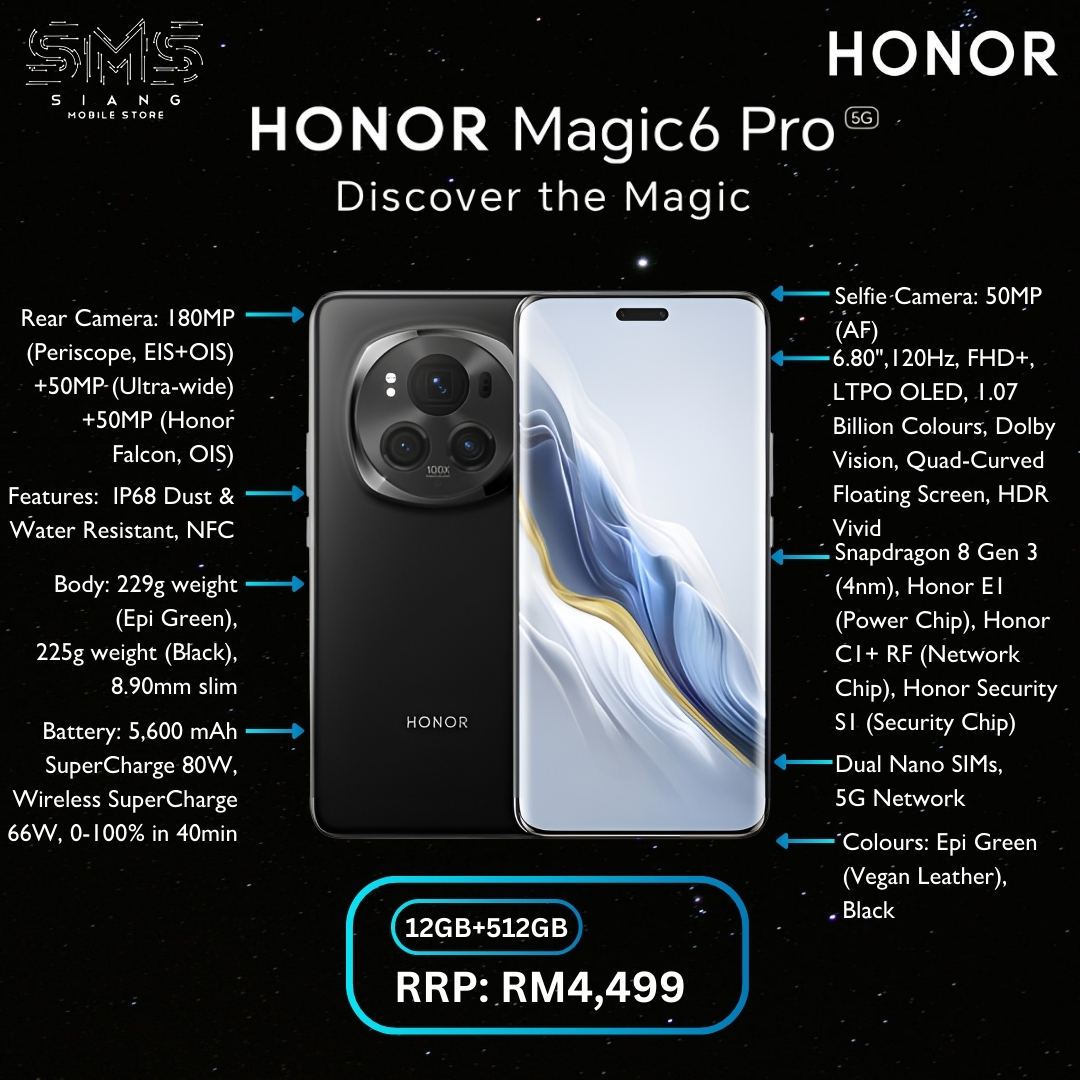 Honor Magic 6 Pro spec