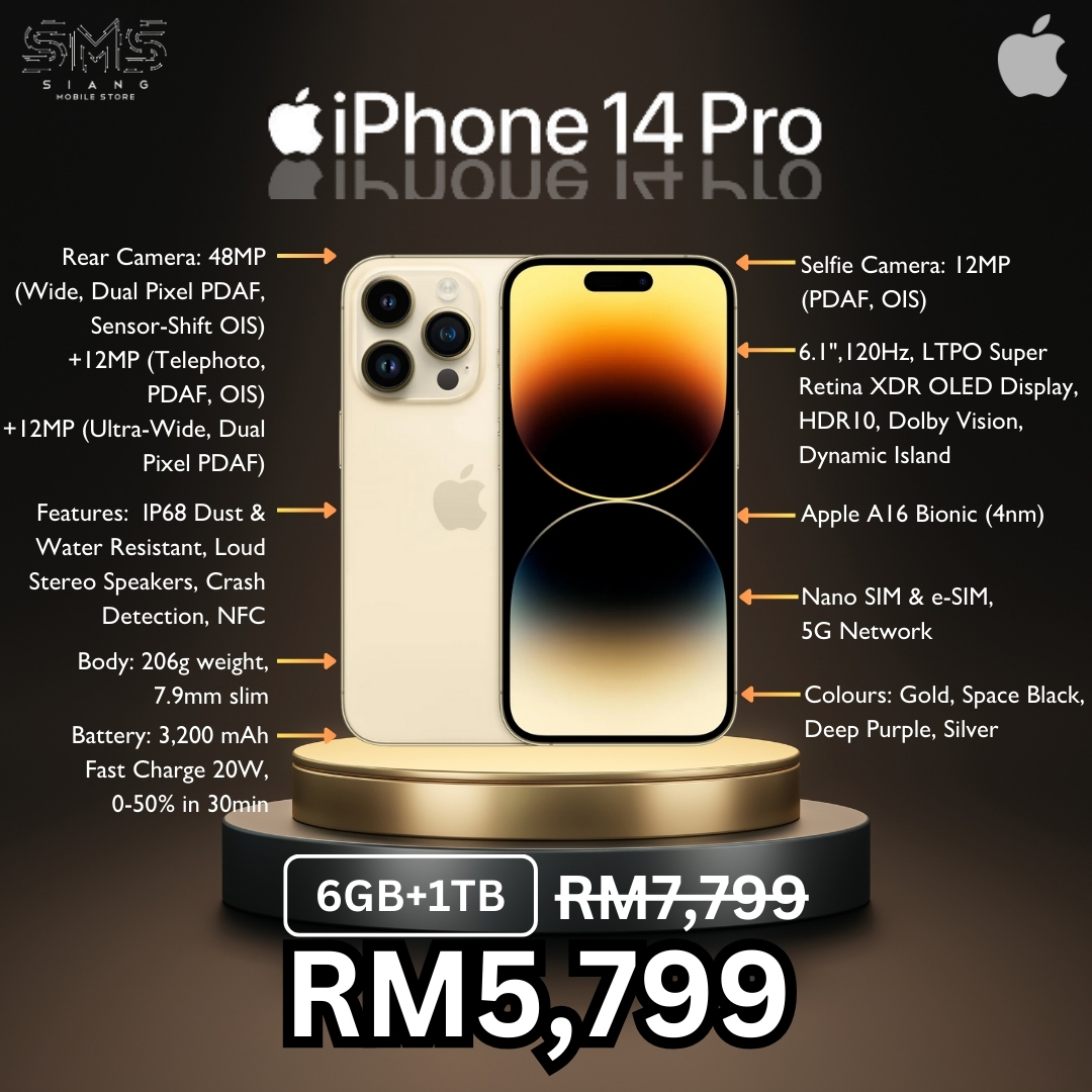 Apple iPhone 14 Pro 5G (1TB) spec 2