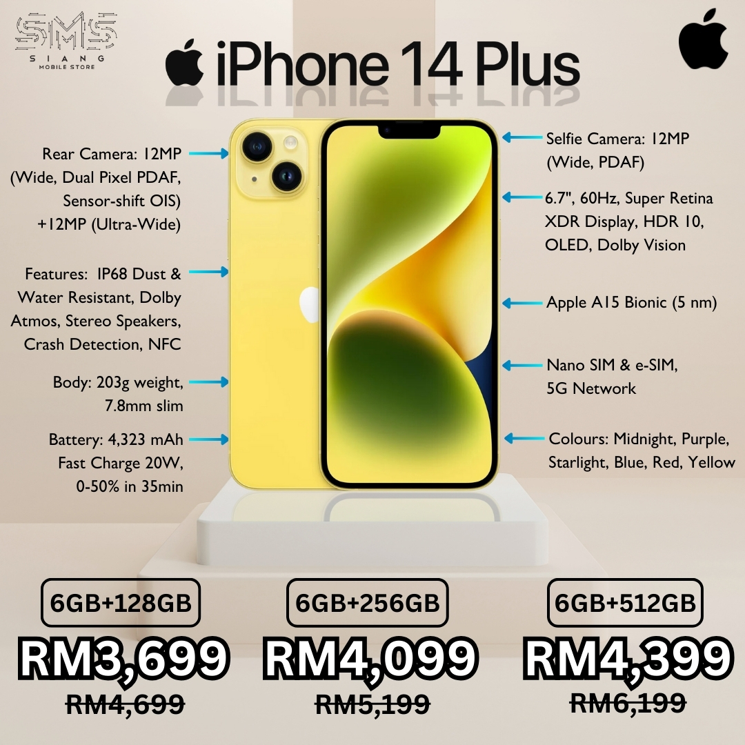 Apple iPhone 14 Plus 5G spec 2