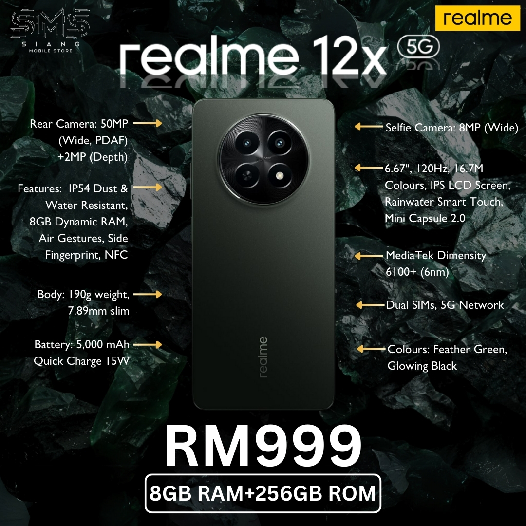Realme 12x 5G spec 2