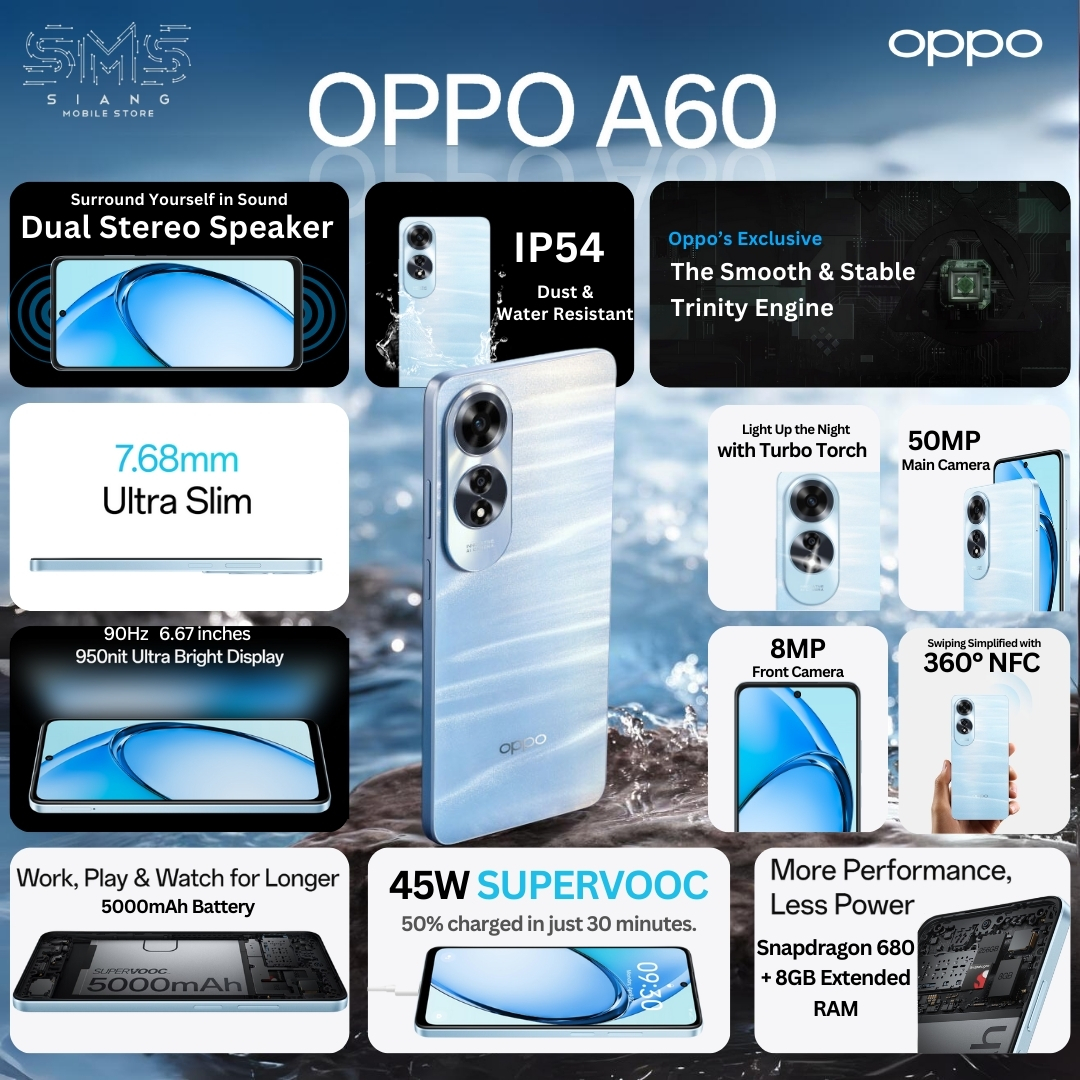 Oppo A60 4G Features & Spec