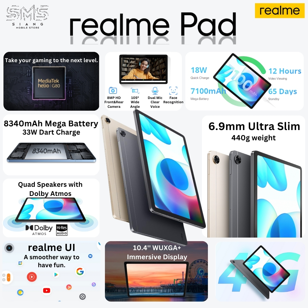 Realme Pad LTE (Special Offer) Feature & Spec