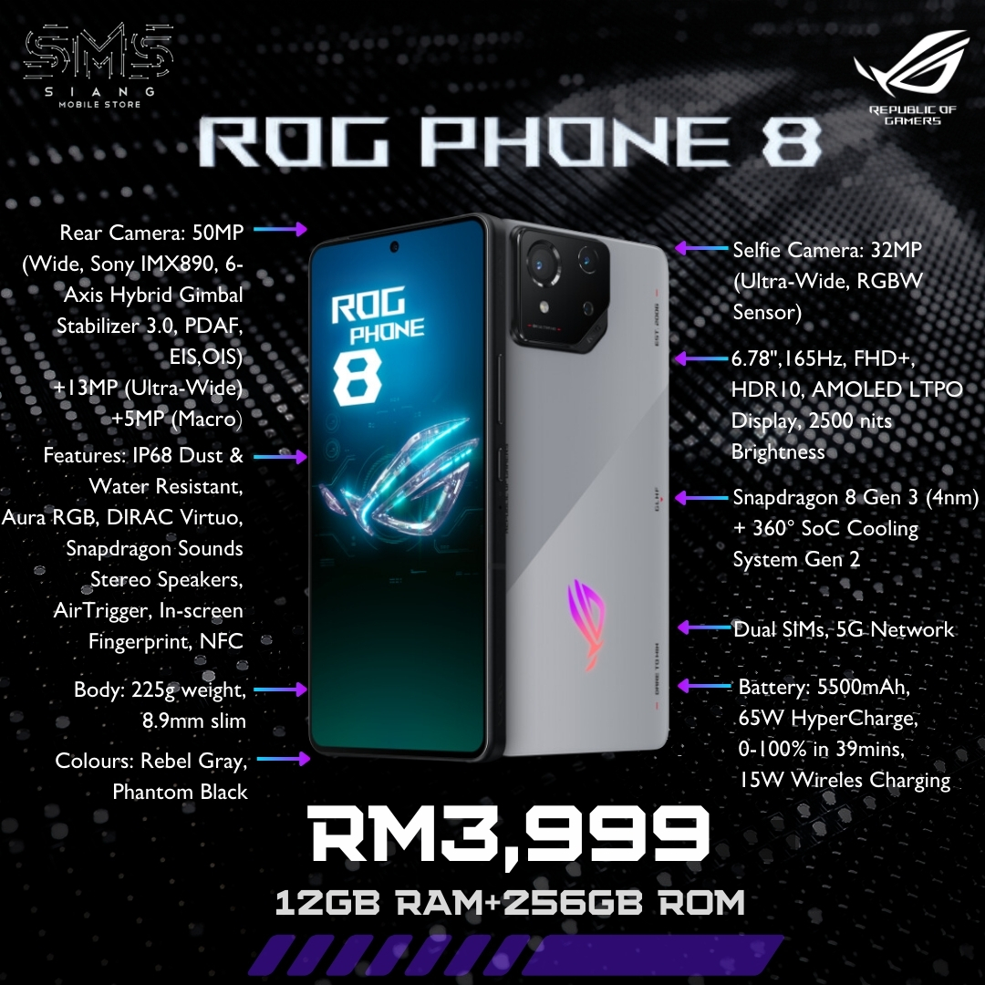 Asus ROG Phone 8 5G spec