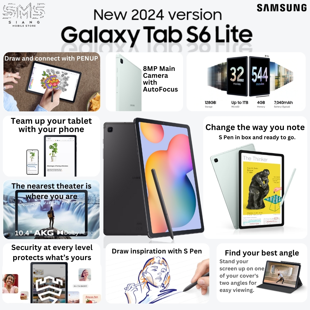 Samsung Galaxy Tab S6 Lite 2024 4G Features & Spec