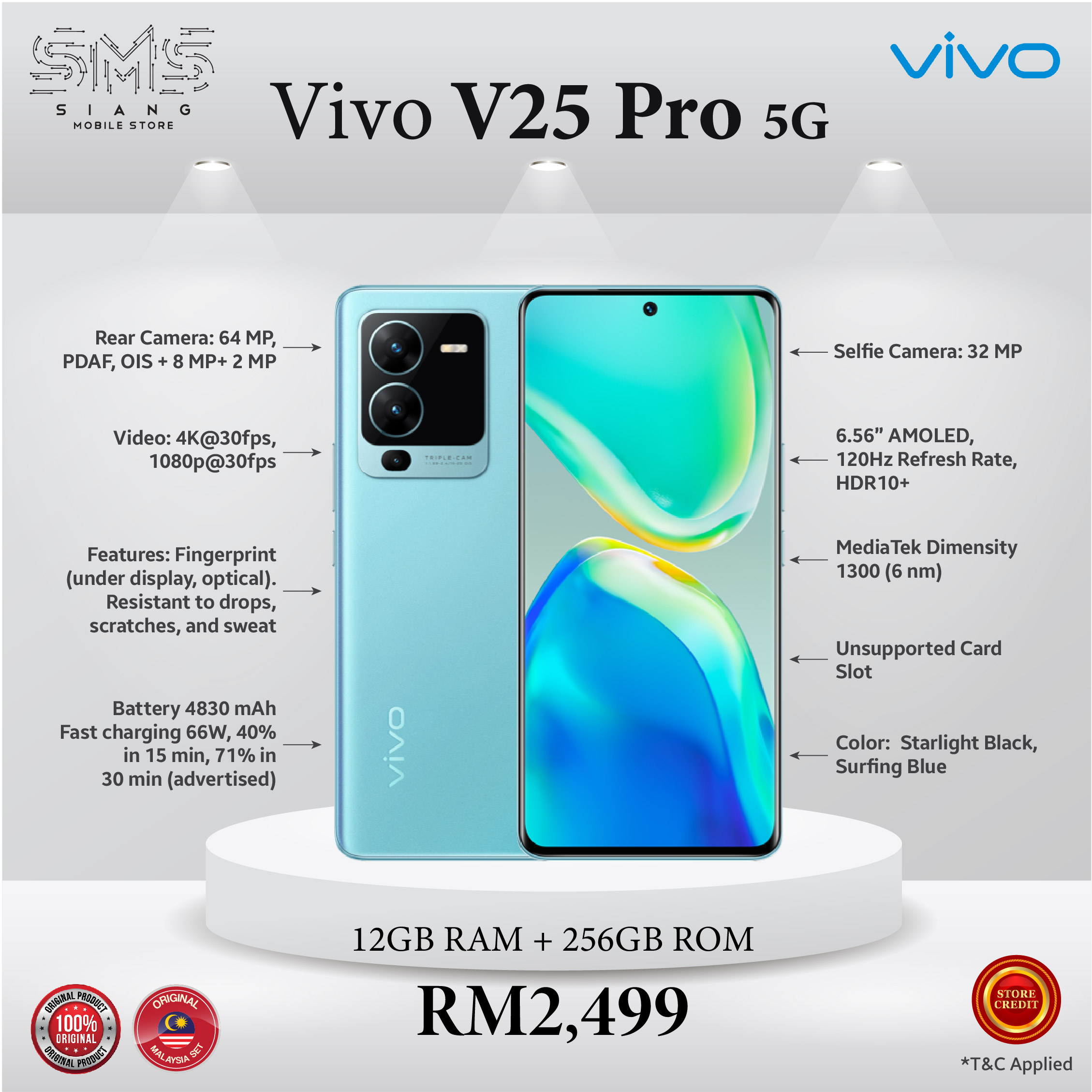 Vivo V25 PRO -SPECS